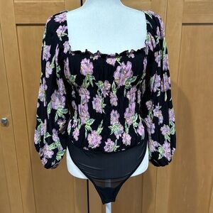 Free People prairie style body suit